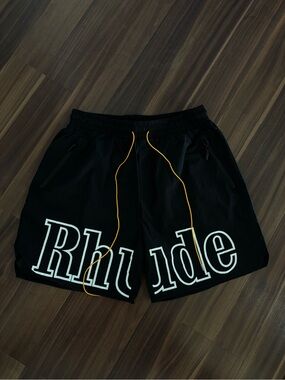 Rhude Black Shorts